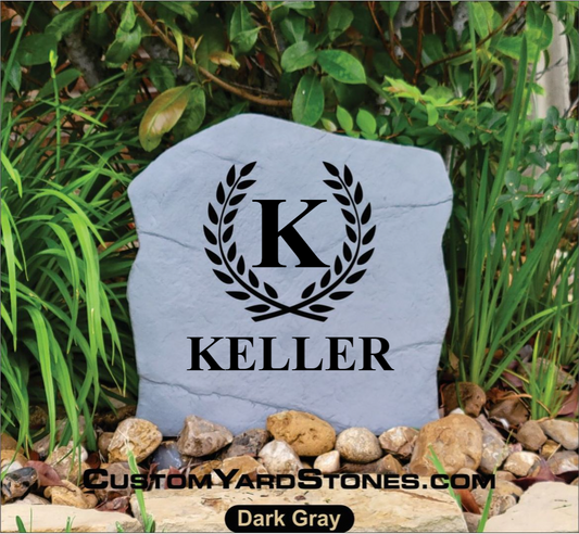 Name & Initial Stone - Option 5