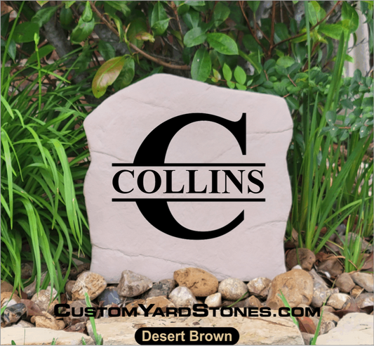 Name & Initial Stone - Option 8