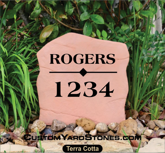 Address Stone Examples Address Stones – Custom Yard Stones